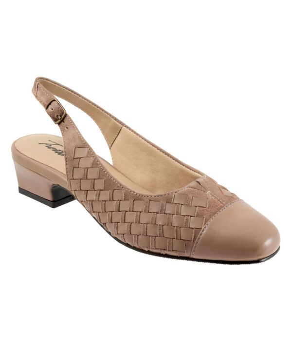 トロッターズ レディース シューズ パンプス Trotters Womens Dea Woven Pump Taupe suede トープ