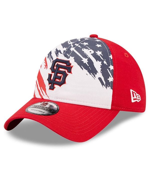 ニューエラ メンズ アクセサリー 帽子 New Era Mens Red San Francisco Giants 2022 4Th Of July 9TWENTY Adjustable Hat Red レッド