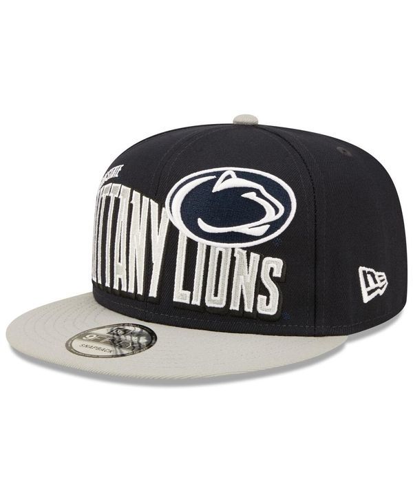 ニューエラ メンズ アクセサリー 帽子 ヴィンテージ New Era Mens Navy Penn State Nittany Lions TwoTone VintageLike Wave 9FIFTY Snapback Hat Navy ネイビー