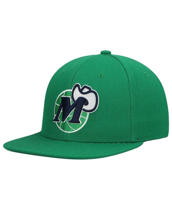 ミッチェルネス メンズ アクセサリー 帽子 Mitchell Ness Mens Green Dallas Mavericks Hardwood Classics Team Ground 20 Snapback Hat Green グリーン