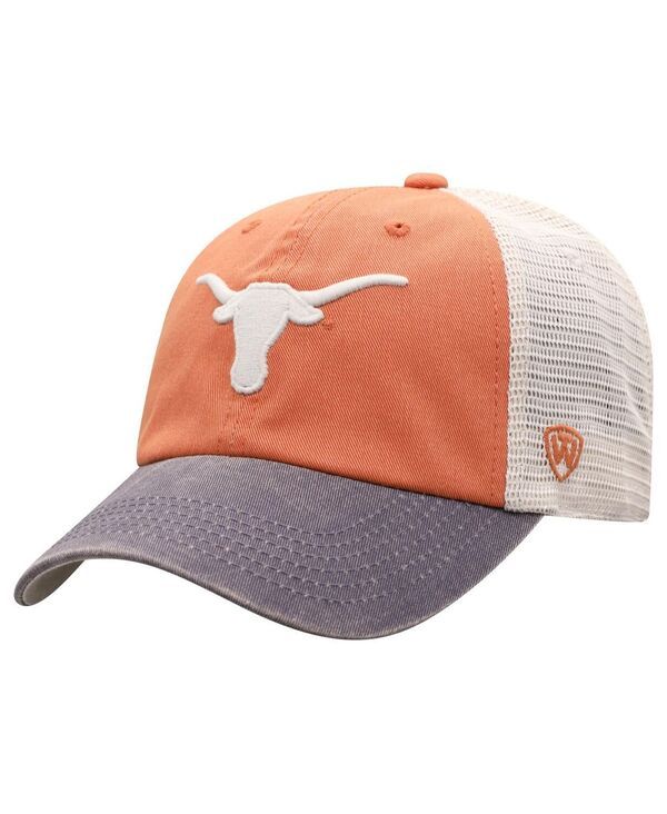 トップオブザワールド メンズ アクセサリー 帽子 Top of the World Mens Texas Orange Texas Longhorns Offroad Trucker Snapback Hat Texas Orange オレンジ