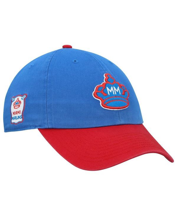 47 ブランド メンズ アクセサリー 帽子 47 Brand Mens Blue Miami Marlins City Connect Clean Up Adjustable Hat Blue ブルー