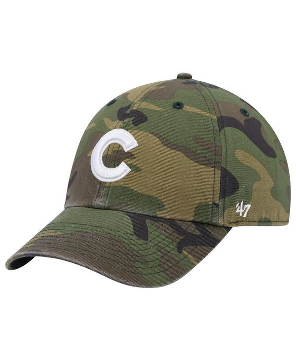 47 ブランド メンズ アクセサリー 帽子 47 Brand Mens 47 Camo Chicago Cubs Clean Up Adjustable Hat Camo