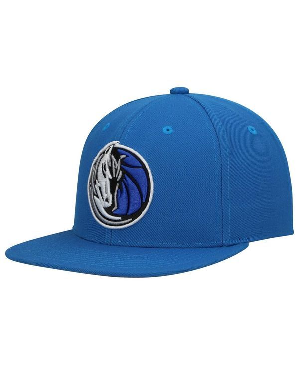 ミッチェルネス メンズ アクセサリー 帽子 Mitchell Ness Mens Blue Dallas Mavericks Ground 20 Snapback Hat Blue ブルー