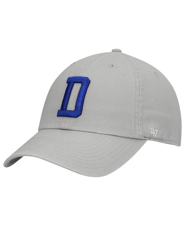 47 ブランド メンズ アクセサリー 帽子 47 Brand Mens Gray Dallas Cowboys Clean Up Adjustable Hat Gray グレー