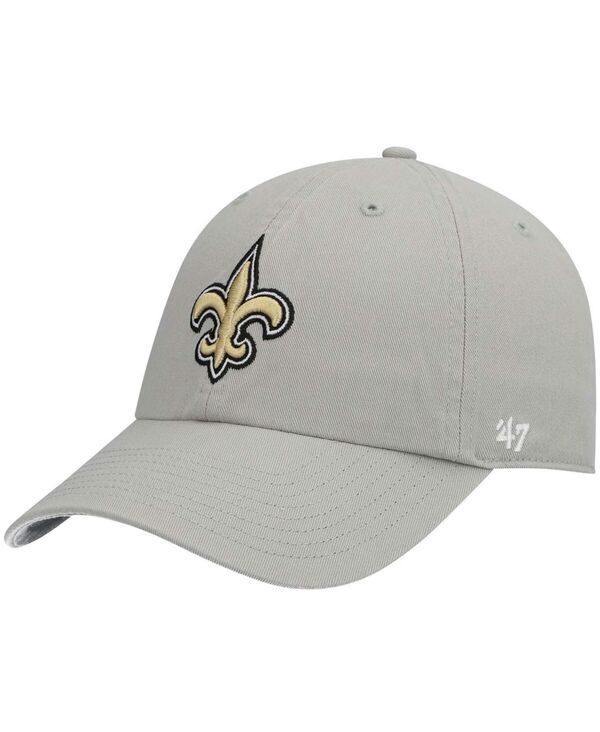 47 ブランド メンズ アクセサリー 帽子 47 Brand Mens Gray New Orleans Saints Clean Up Adjustable Hat Gray グレー