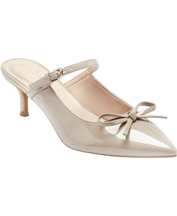 バンドリーノ レディース シューズ パンプス ヒール Bandolino Womens Amoss Mary Jane Kitten Heel Pumps Light Natural Patent