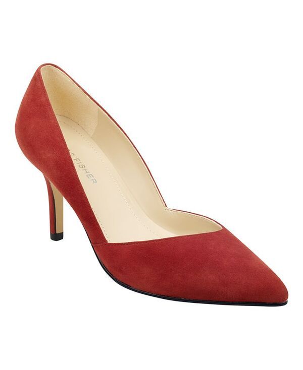 マークフィッシャー レディース シューズ パンプス Marc Fisher Womens Tuscany Slip On Stiletto Dress Pumps Red Suede レッド