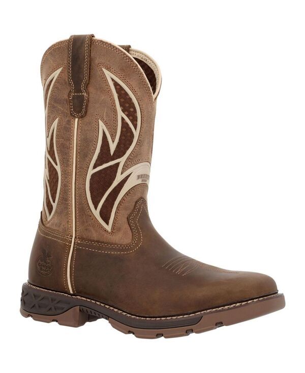 ジョージブーツ メンズ シューズ ブーツ・レインブーツ GEORGIA BOOT Mens CarboTec FLX Alloy Toe Pullon with InsulKul Work Boot Brown tan ブラウン