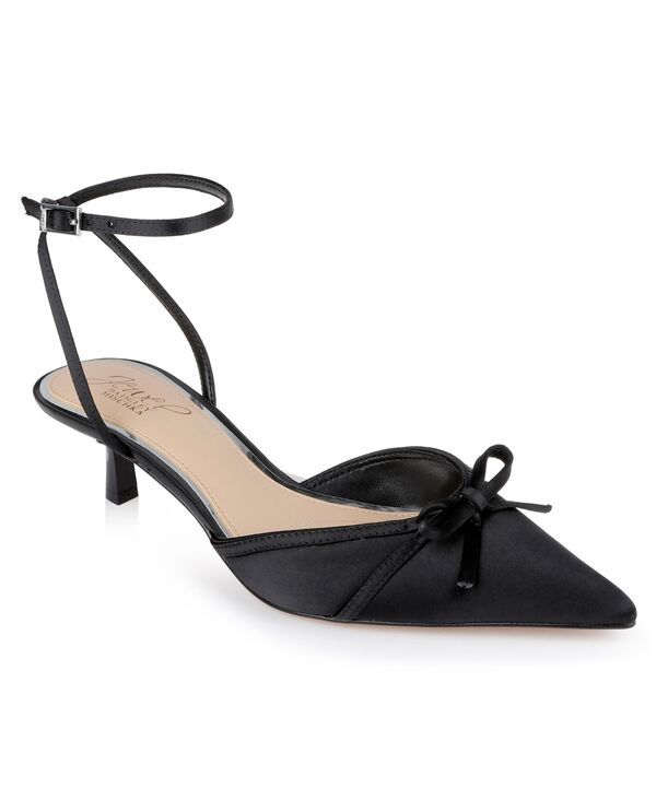 ジュウェルダグレイミシュカ レディース シューズ パンプス ヒール Jewel Badgley Mischka Womens Talasia Kitten Heel Pumps Black Satin ブラック