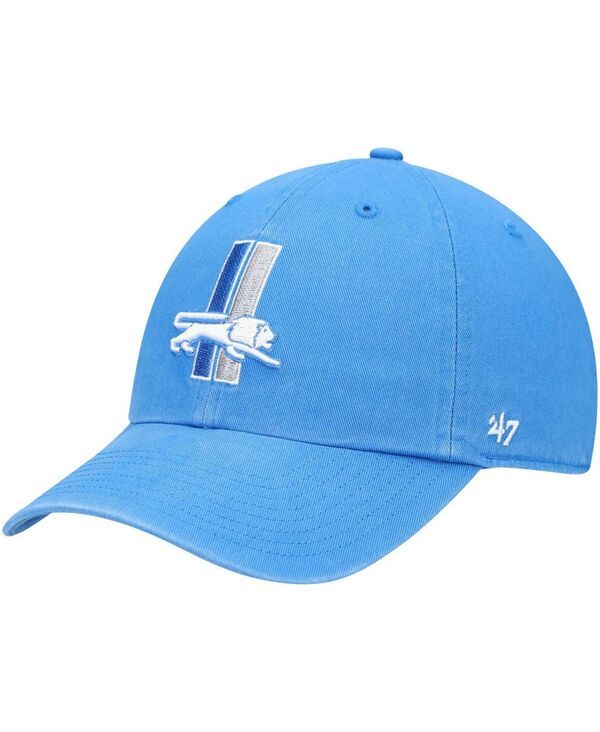 47 ブランド メンズ アクセサリー 帽子 47 Brand Mens Blue Detroit Lions Clean Up Legacy Adjustable Hat Blue ブルー