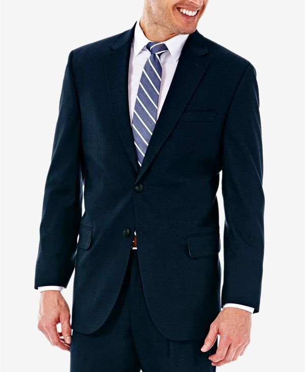 ハガー メンズ アウター ジャケット・ブルゾン ジャケット Haggar JM Mens Premium Stretch Classic Fit Suit Jacket Dark Navy ネイビー