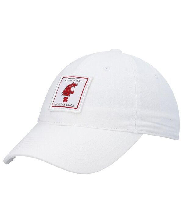 ブラック クローバー メンズ アクセサリー 帽子 Black Clover Mens White Washington State Cougars Dream Adjustable Hat White ホワイト