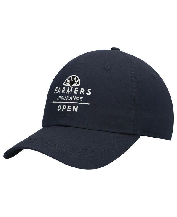 アヘッド メンズ アクセサリー 帽子 Ahead Mens Navy Farmers Insurance Open Shawmut Adjustable Hat Navy ネイビー