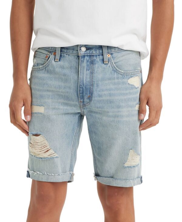 リーバイス メンズ ボトムス ハーフパンツ・ショーツ スリムフィット ショートパンツ Levis Mens Flex 412 Slim Fit 5 Pocket 9 Jean Shorts Gummy Bear