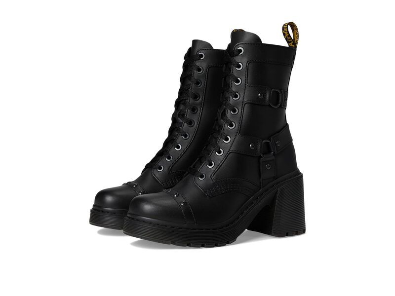ドクターマーチン レディース シューズ ブーツ・レインブーツ Dr Martens Chesney Harness Black ブラック