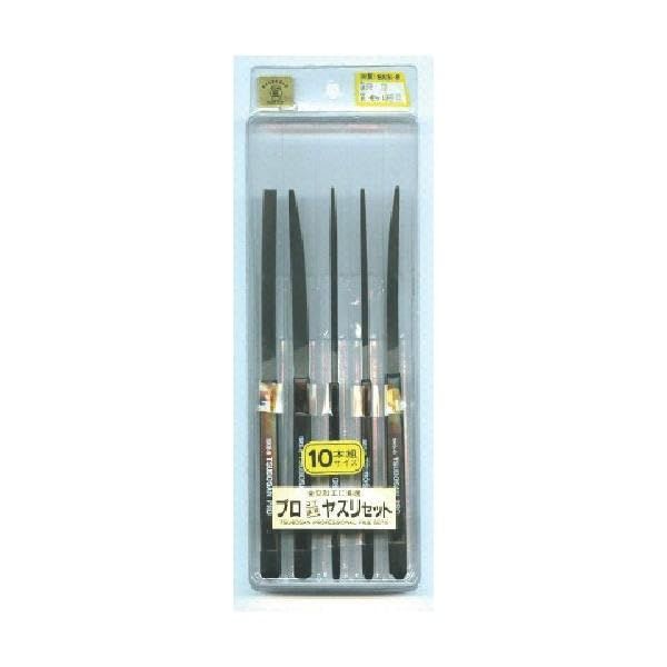 新品 ツボサン(Tsubosan) プロヤスリ 舟型 10本組サイズ 半丸 細目 HAS10-03