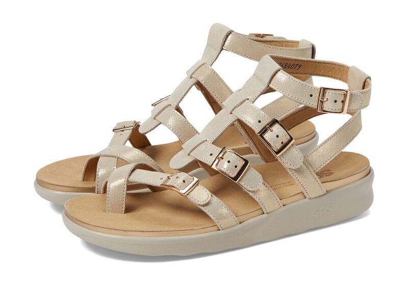 サス レディース シューズ サンダル SAS Aria Comfort Gladiator Sandal Soft Gold ゴールド