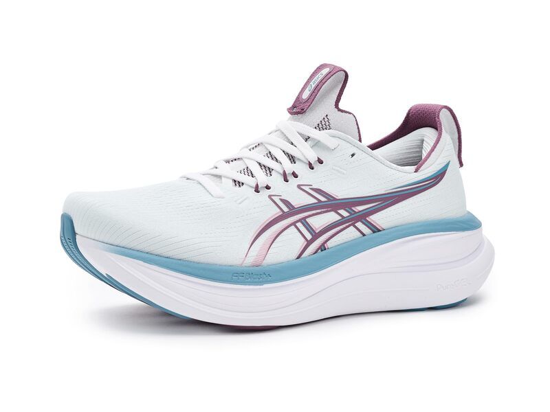 アシックス レディース シューズ スニーカー ASICS GELNimbusR 28 Arctic BlueVel ブルー