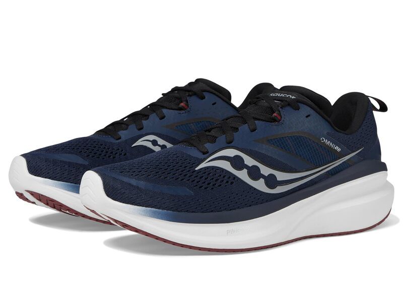 サッカニー メンズ シューズ スニーカー Saucony Omni 22 NavyCurrant ネイビー