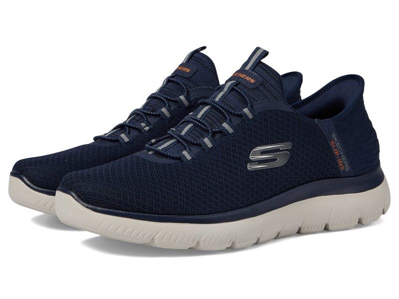 スケッチャーズ メンズ シューズ スニーカー SKECHERS Summits High Range SlipIn Navy ネイビー