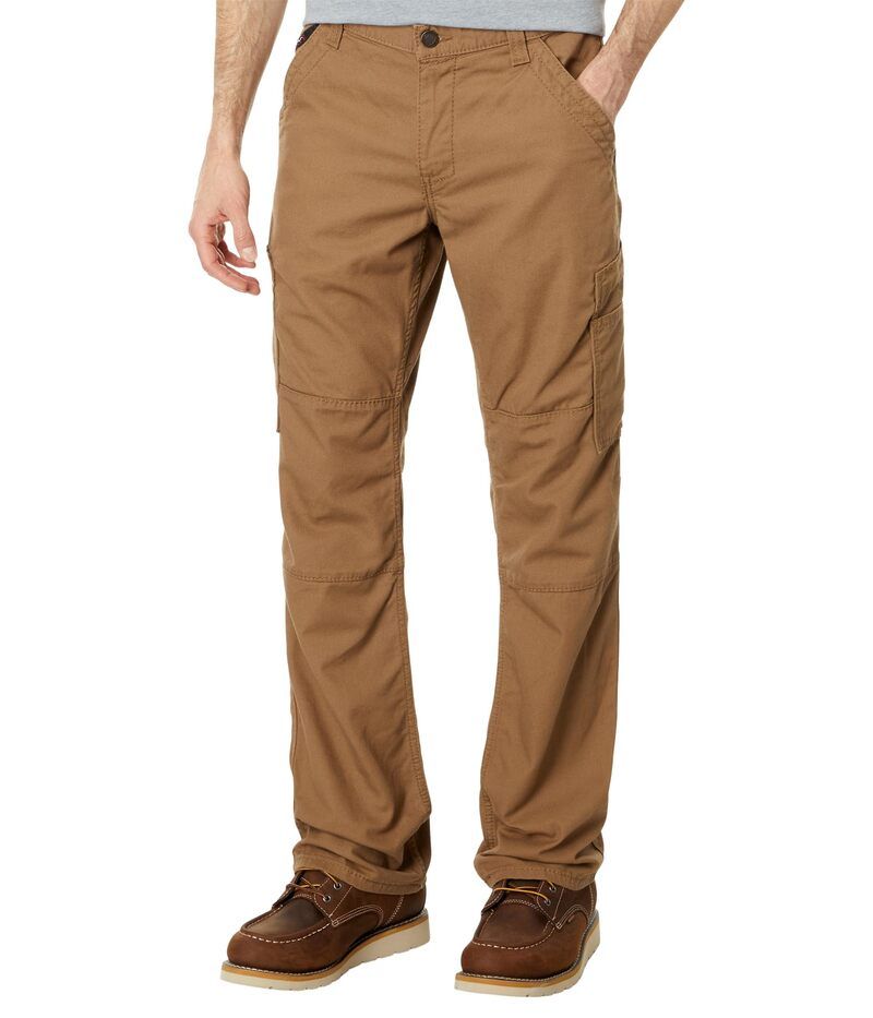 アリアト メンズ ボトムス カジュアルパンツ ストレート Ariat FR M5 Slim Duralight Stretch Canvastraight Leg Pants Field Khaki カーキ