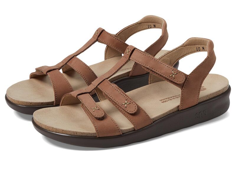 サス レディース シューズ サンダル SASorrento Adjustable Comfort Sandal Praline