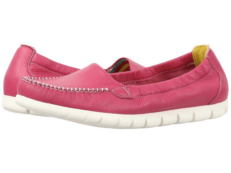 サス レディース シューズ スリッポン・ローファー SASunny Elasticized Comfort Loafers Pink ピンク