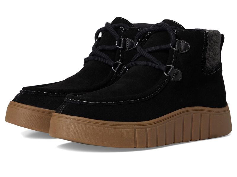 クラークス レディース シューズ ブーツ・レインブーツ Clarks Mykah Izzy Black Suede ブラック