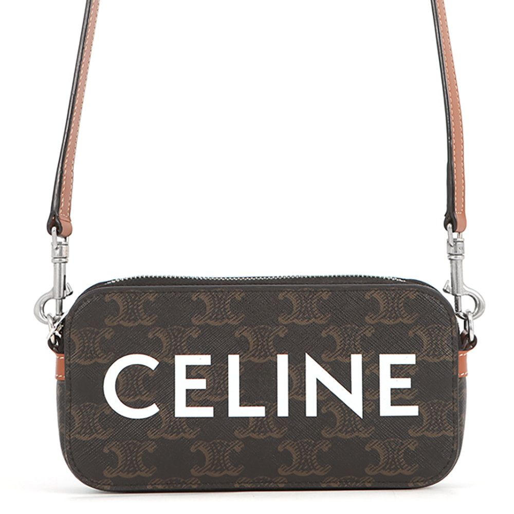 セリーヌ ショルダーバッグ ホリゾンタル PVC レザー 10L272DM5 CELINE バッグ ポーチ