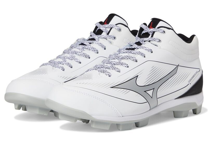 ミズノ メンズ シューズ スニーカー Mizuno Cushionrevo Diamond Mid Tpu WhiteBlack ホワイト