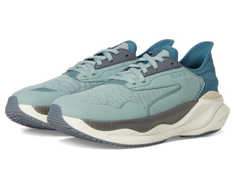 クラークス レディース シューズ スニーカー Clarks Pace Aqua Combi Text アクア