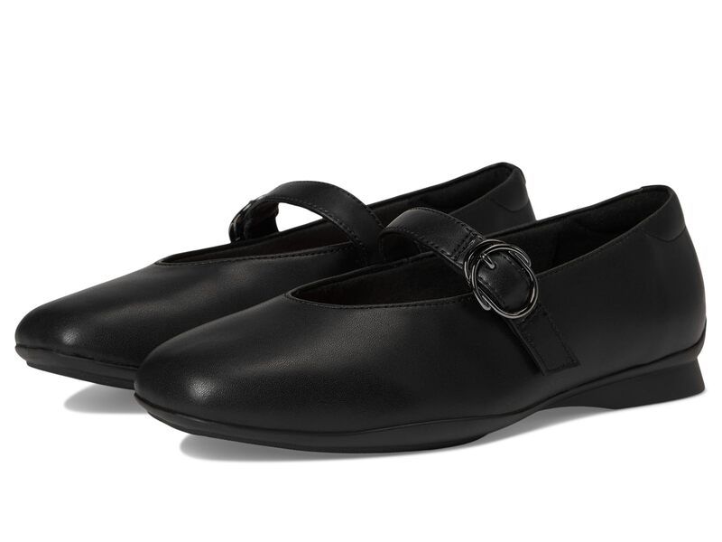 クラークス レディース シューズ サンダル Clarks Jazmynn Iris Black Leather ブラック