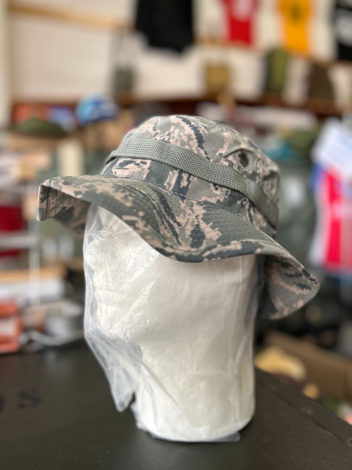 米軍実物】USAF ブーニーハット ABU迷彩 71/4サイズ 《58cm》 US.Air