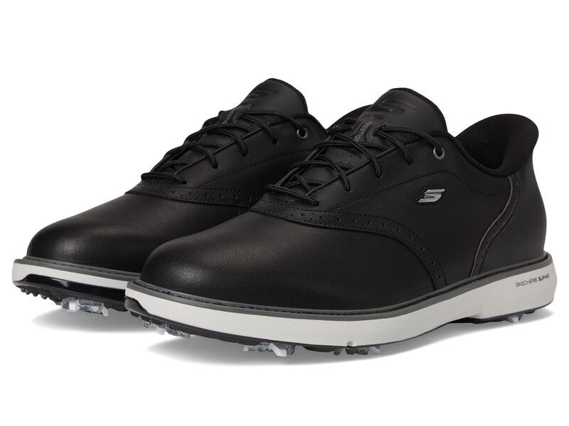 スケッチャーズ メンズ シューズ スニーカー Skechers GOLF Prestige SlipIn ArchFit Spiked Golf Shoe Black ブラック