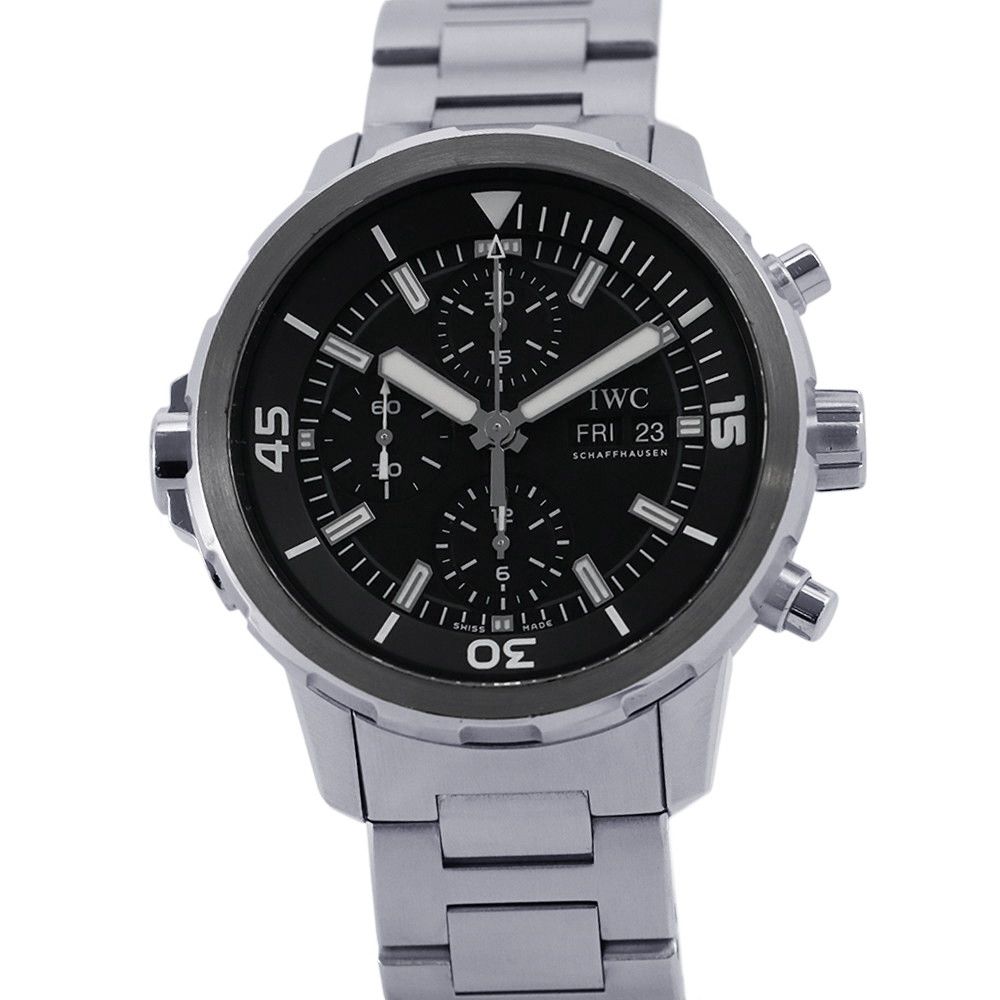 IWC アクアタイマー クロノグラフ IW376804 腕時計 黒文字盤