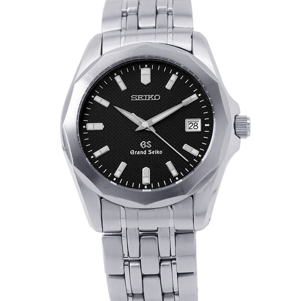 セイコー グランドセイコー SBGF001 SEIKO 腕時計 黒文字盤 クォーツ