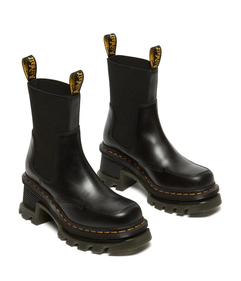 ドクターマーチン レディース シューズ ブーツ・レインブーツ チェルシー Dr Martens Corran Chelsea Black Atlas ブラック