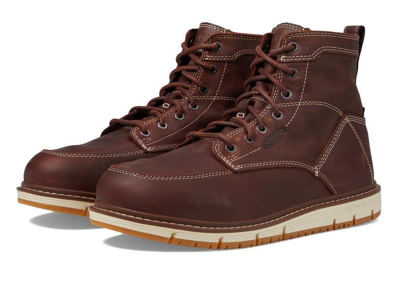 キーン メンズ シューズ ブーツ・レインブーツ KEEN Utility San Jose Aluminum Toe GingerbreadOff