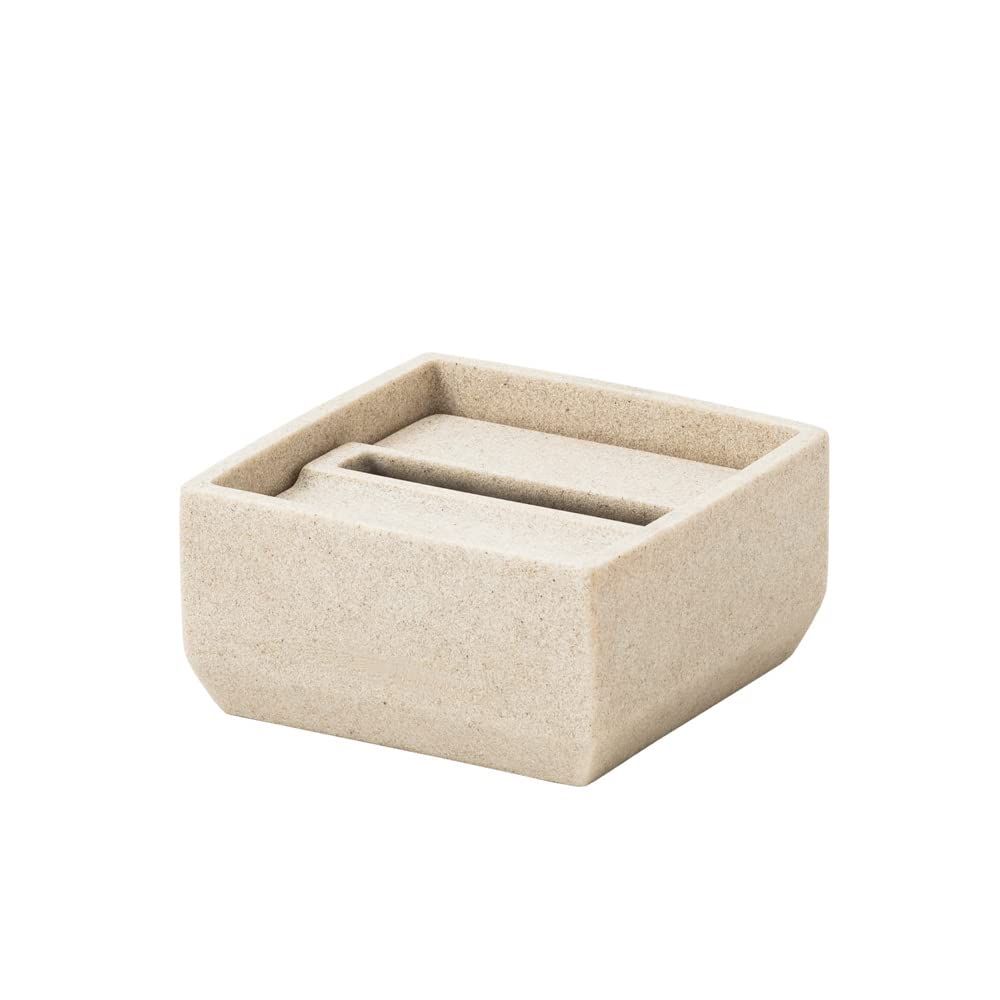 ideaco(イデアコ) ハーフティッシュケース ストーンサンドホワイト Torel half (トレルハーフ)as c4d8275a
