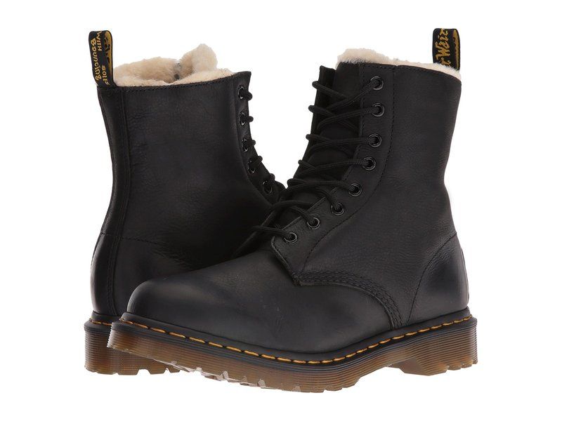 ドクターマーチン レディース シューズ ブーツ・レインブーツ Dr Martens Serena 8Eye Boot Black Burnished ブラック