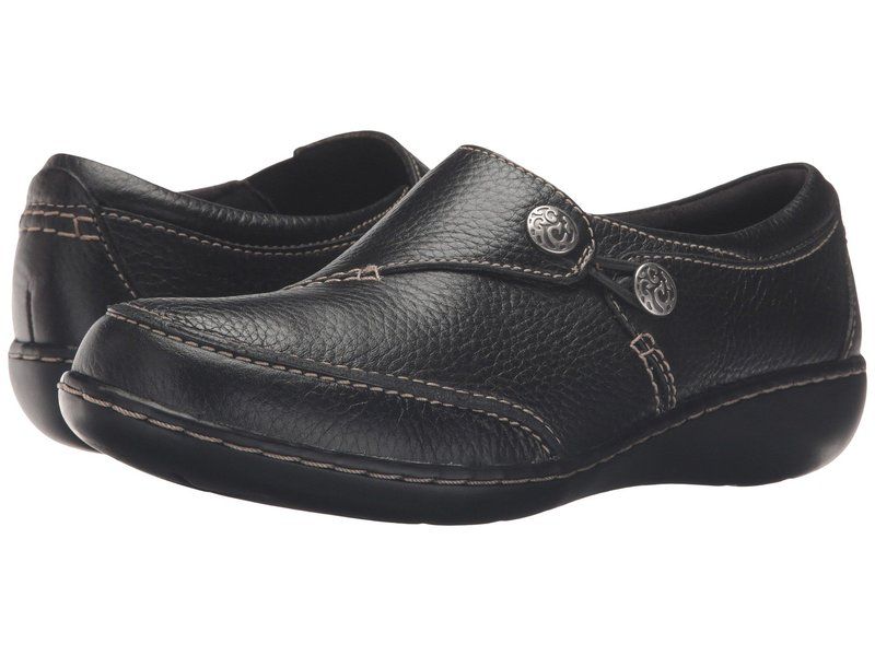 クラークス レディース シューズ スリッポン・ローファー Clarks Ashland Lane Q Black ブラック