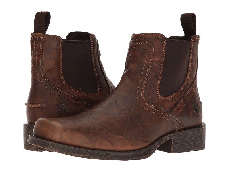 アリアト メンズ シューズ ブーツ・レインブーツ Ariat Midtown Rambler Barn Brown ブラウン