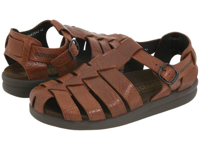 メフィスト メンズ シューズ サンダル Mephisto Sam Tan Full Grain タン