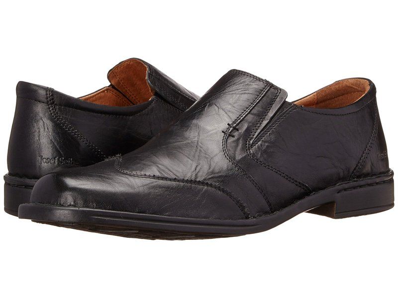 ジョセフセイベル メンズ シューズ スリッポン・ローファー Josef Seibel Douglas Bozen Black ブラック
