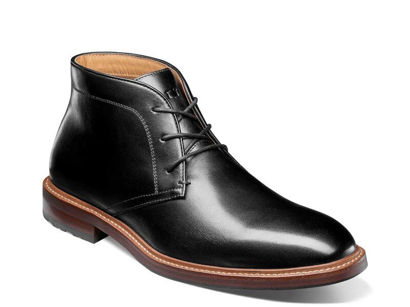 フローシャイム メンズ シューズ ブーツ・レインブーツ Florsheim Anthem Chukka Boot Black Leather ブラック