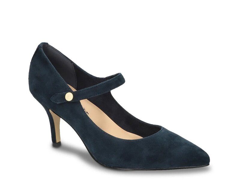 ベラヴィータ レディース シューズ パンプス Bella Vita Lainey Pump Navy Suede ネイビー