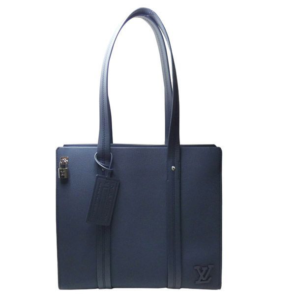 【中古Ａ】ルイ・ヴィトン　LOUIS VUITTON　レザー　トートバッグ　ＬＶアエログラム　テイクオフ･トート　Ｍ２１５４２　ネイビー