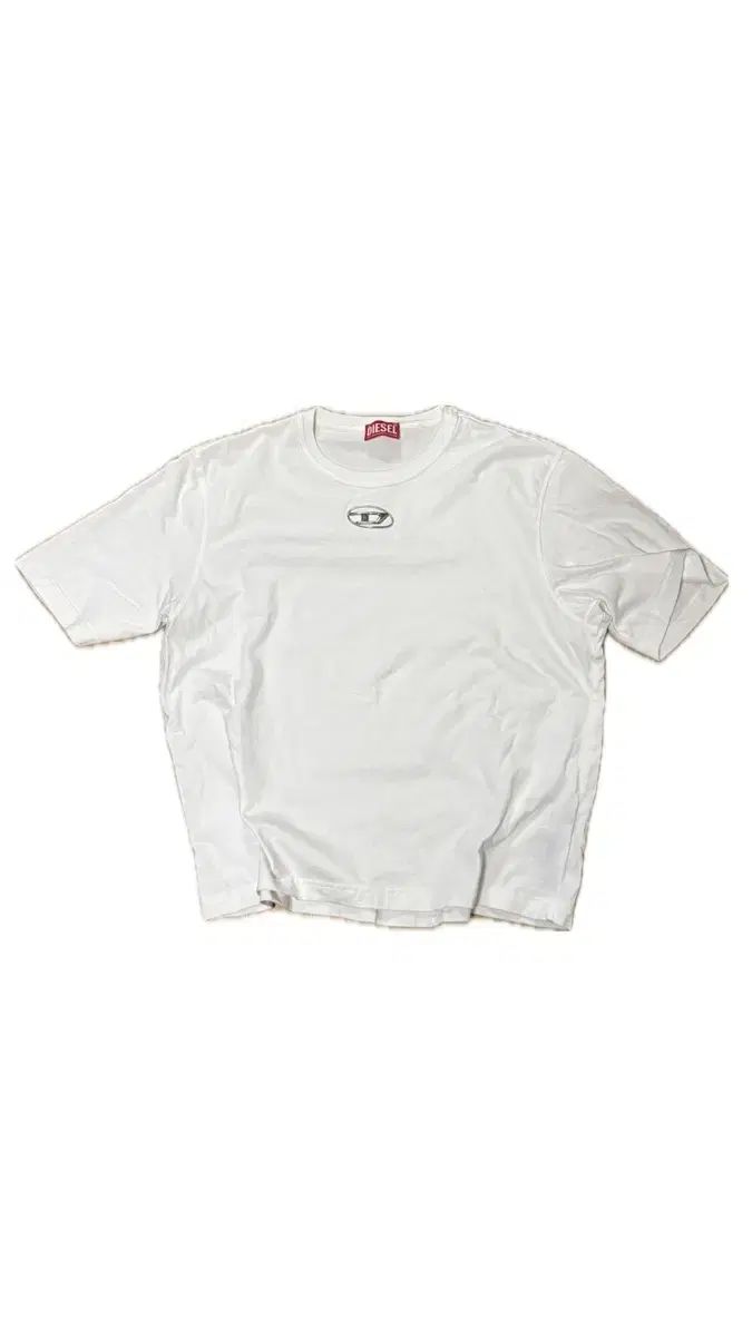 DIESEL ロゴ 半袖 白
