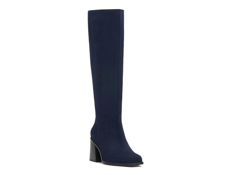ヴィンスカムート レディース シューズ ブーツ・レインブーツ Vince Camuto Let Usurprise You Deep Navy Suede ネイビー